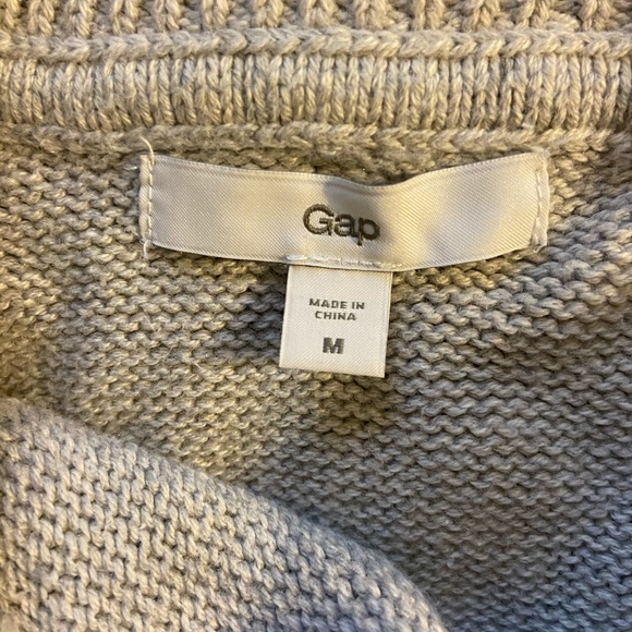 Gap buttoned turtle neck pullover - Picture 3 of 4